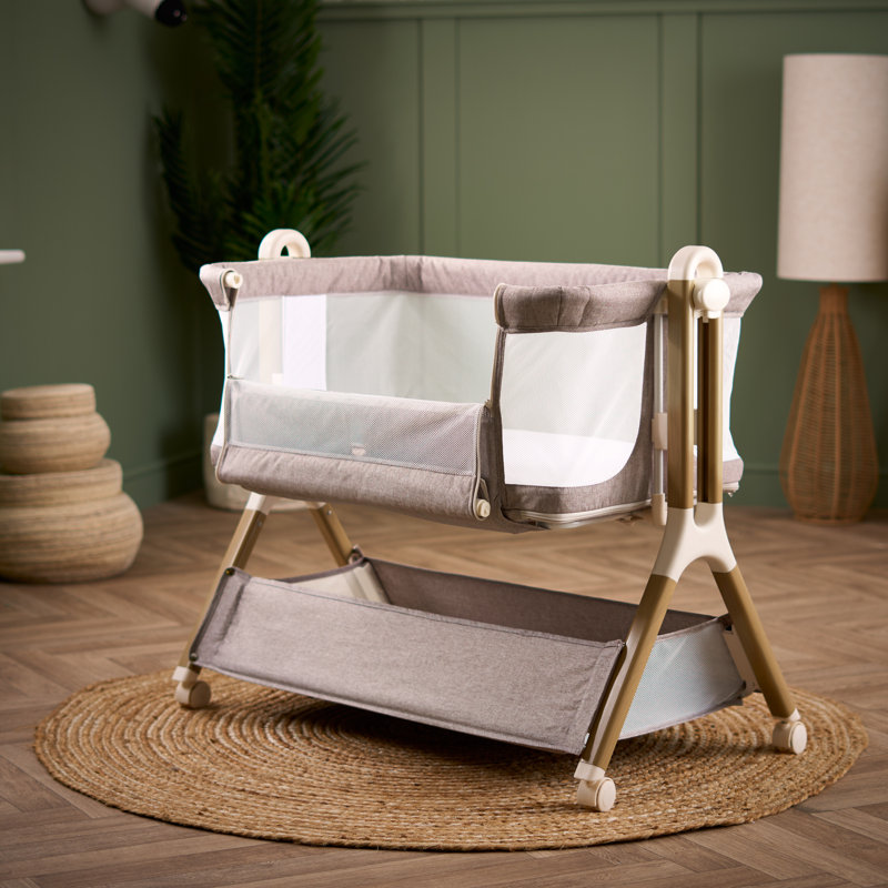 Cloud Bedside Crib, Nutmeg