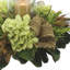 Hydrangea and Magnolia Leaf Centerpiece