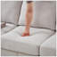 Canapé en tissu rembourré 83 po-1267874567
