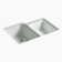 Executive Chef™ 33" L x 22" W Undermount Kitchen Sink with 4 Oversize Faucet Holes