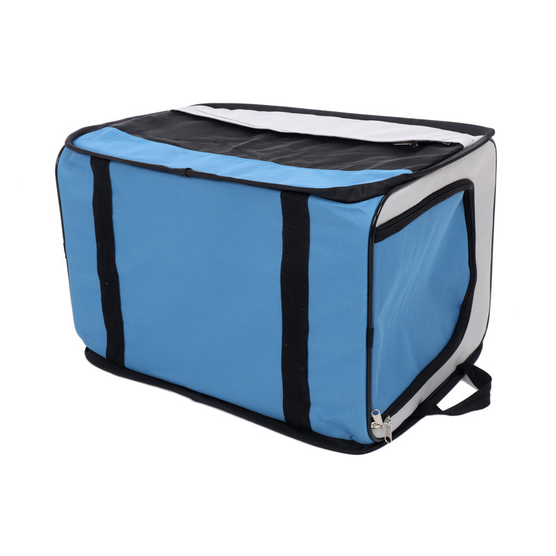 Chamiyah Twist-N-Go Kennel Pet Carrier, Small (14.5" H x 12.75" W x 21" D)