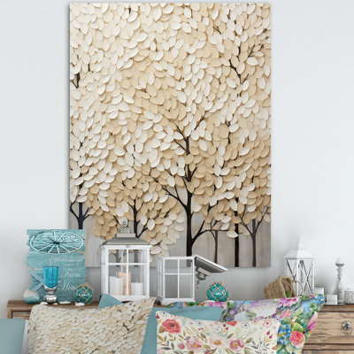 " Harmonous Beige Tree Art I "