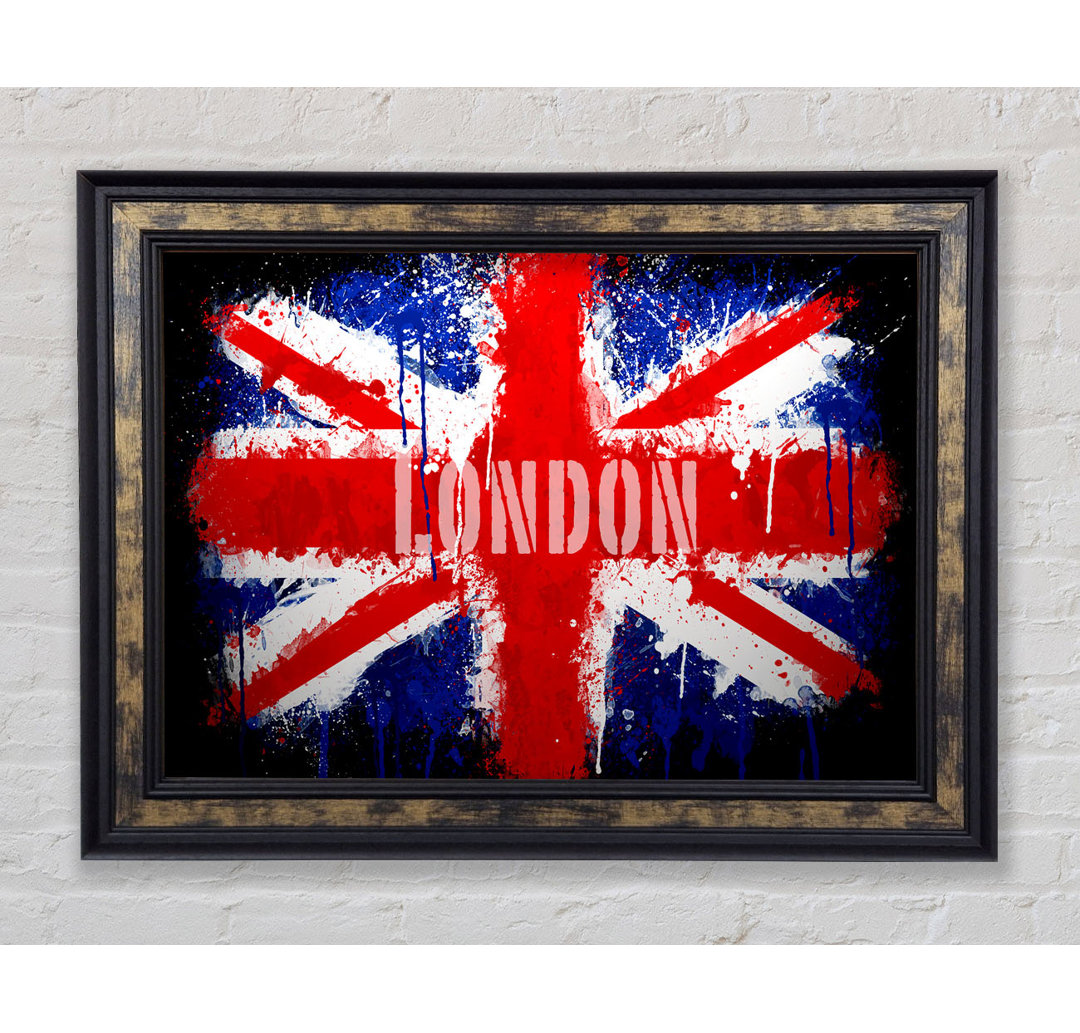 London Uk Flagge - Druck