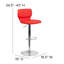 Tabouret pivotant à hauteur réglable Troutville-33651852