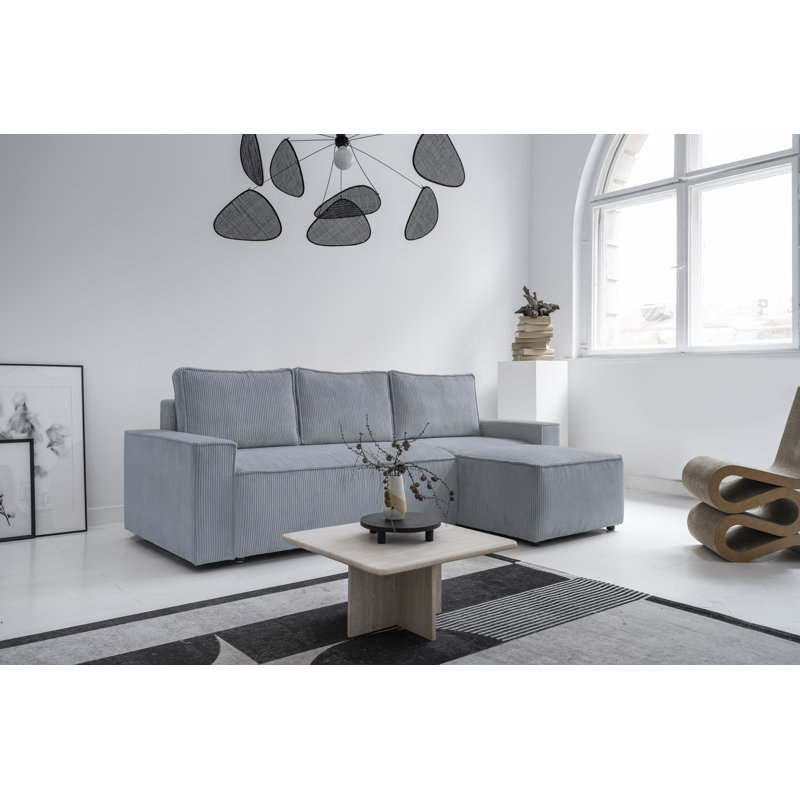 Brave Dave Corner Sofa, Light Grey