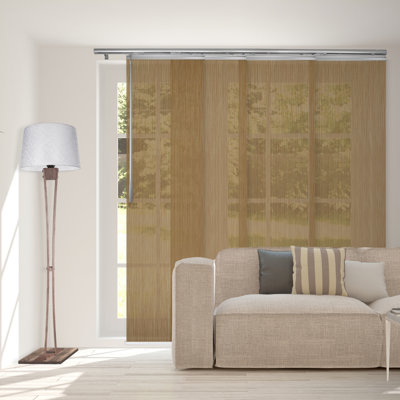 Rail extensible simple 4 panneaux Dappled Gold l 48 po à 88 po, largeur de panneau 23,5 po