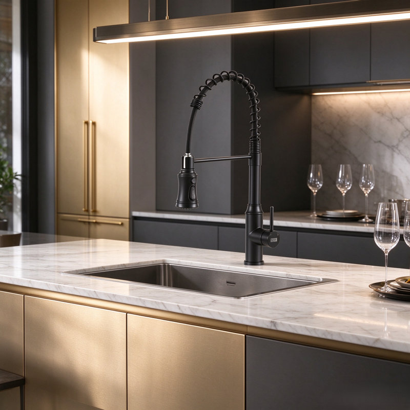 Breeins Touch Kitchen Faucet Side Spray