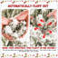 Arbre de Noël floqué avec 150 lumières à DEL blanc chaud - 350 pointes, PVC enneigé et branches à aiguille dure, conception à charnières pour une installation facile, support en métal robuste - arbre de vacances complet et réaliste
