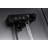 3-function Rain Shower System, Wall Mount With Foldable Spout, Matte Black-118735057