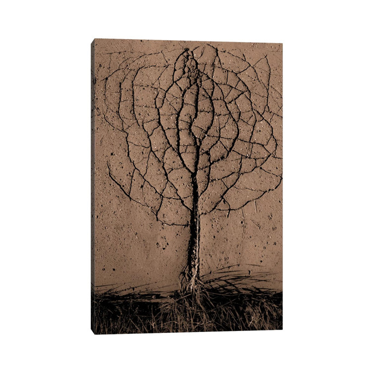Asphalt Tree by Rasto Gallo - Print on Canvas