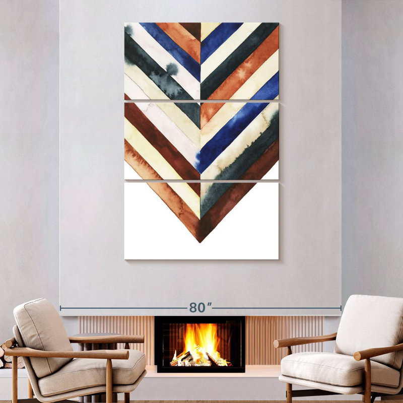 Desert Layers I, 74" H x 48" W