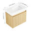 Meuble-lavabo de salle de bain avec vasque en céramique, porte, armoire de rangement pour salle de bain-2033347854