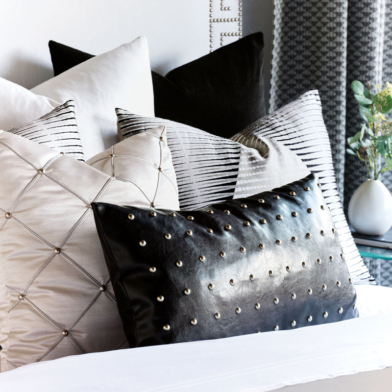 Liam Lumbar Pillow Cover & Insert, Faux Down