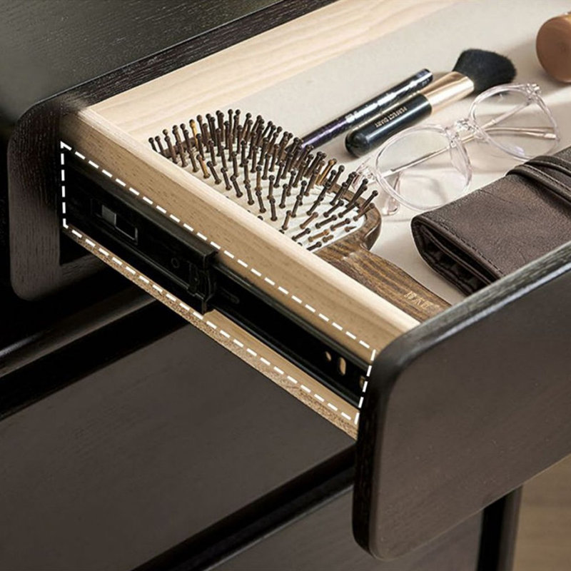 Makeup Vanity with Light mirror,8 drawers
