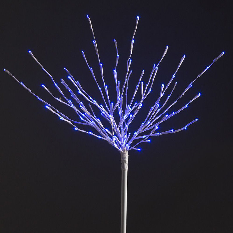 Branche éclairée à del light burst, Bleu