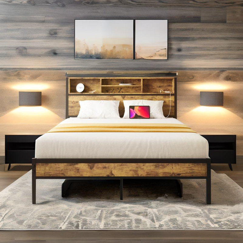 Marye Bookcase Bed