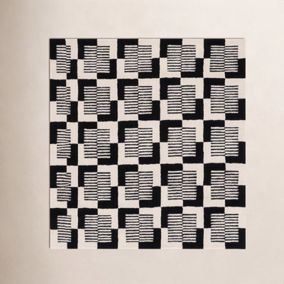 Harton Hand-Tufted Geometric Rug