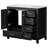 36" Single Bathroom Vanity With Ceramic Top-469345846