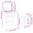 Dressing Table Engineered Wood Medium Dressing Table-1940209061