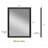 16x20 Inch Rustic Bathroom Mirror, Perfect for Over Sink Use-107220732