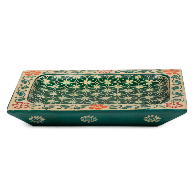 Novica Handmade True Clover Wood Catchall