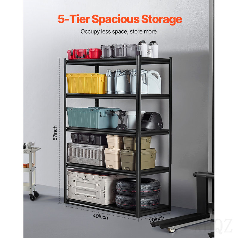 Tablettes de rangement P 24 po x l 48 po x H 72 po
