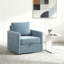 Fauteuil pivotant rembourré avec rangement 29,5 po-2122638707