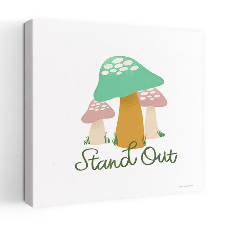 Art contemporain printanier «Stand Out», H 18 po x l 18 po