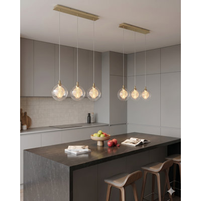 Riverdale 3 - Light Kitchen Island Pendant
