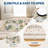 Washable Rug for Living Room, Soft Non Slip Floral Bedroom Rugs, Water Lily Pond Cute Nursery Rug, Large Low Pile Stain Resistant Farmhouse Rugs-1459972321-1459972322
