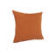 Housse de coussin carré en coton texturé de couleur unie carrée-60117904