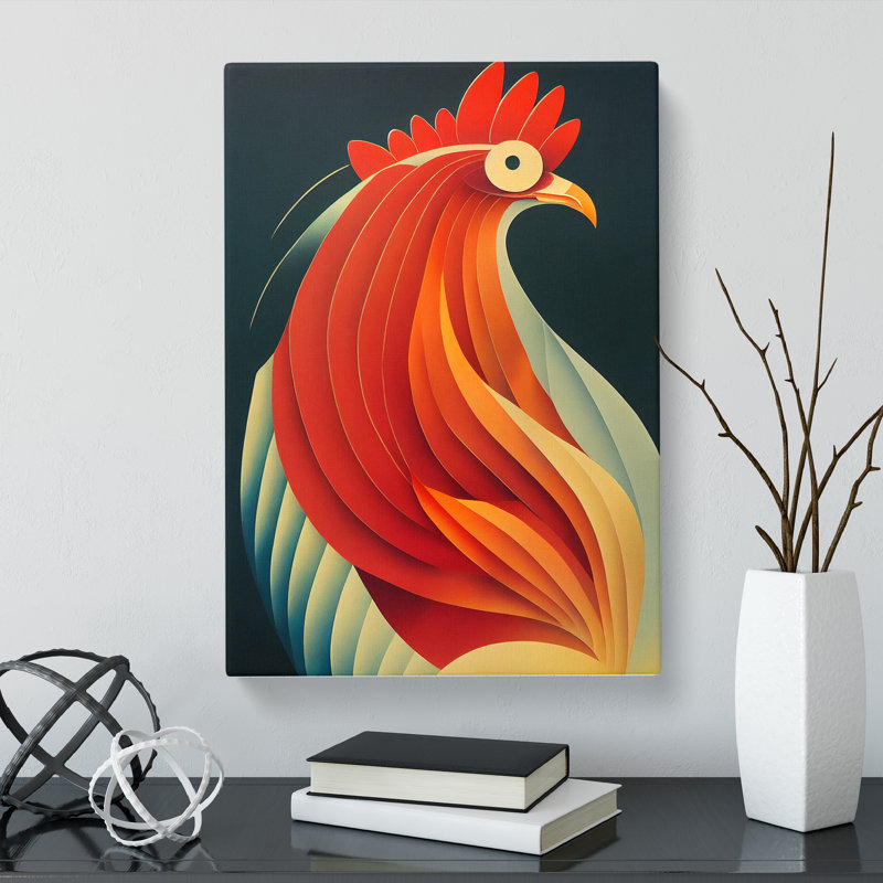 Pipers Rooster Vol.1 - Wrapped Canvas, 50cm H x 35cm W x 3cm D