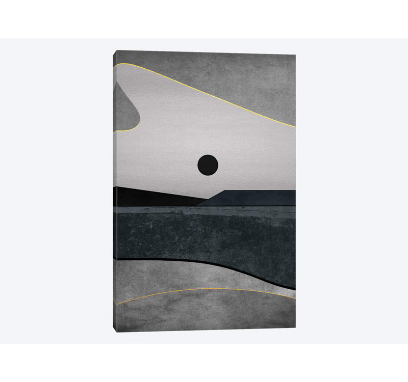 « minimal landscape ix », impression sur toile, H 12 po x l 8 po x P 0,75 po, Toile tendue, Pas de tapis