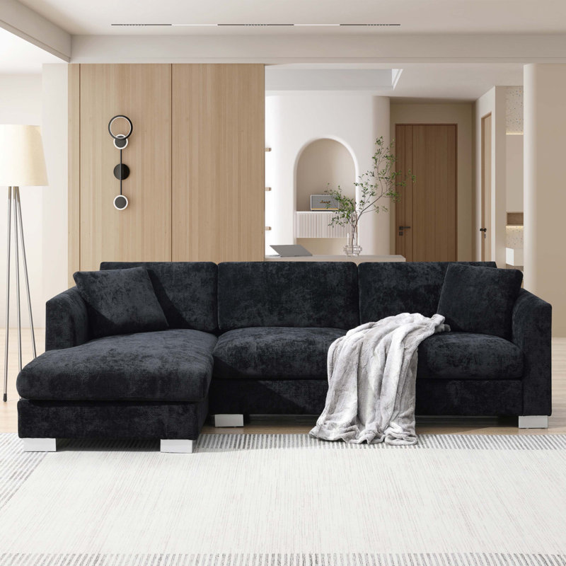 96*56" Modern Cloud Sectional Sofa