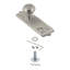 Assiette Egg & Dart avec bouton de porte Egg & Dart-15389618