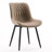 Modern Dining Chairs Faux Leather Upholstered Kitchen Chairs Side Chair With Metal Legs-453452132