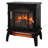 3D Flame Electric Infrared Quartz Fireplace Stove with Remote Control, Portable and Safe for Home Use