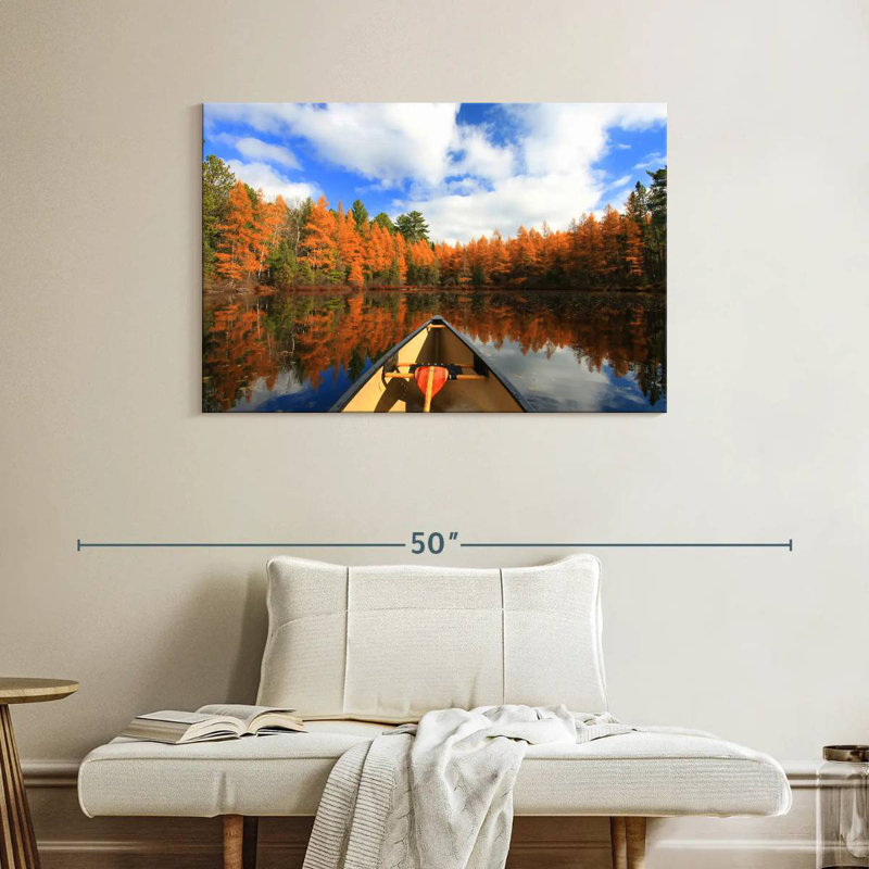 Senne Boating In Boulder Junction, 26" H x 39" W