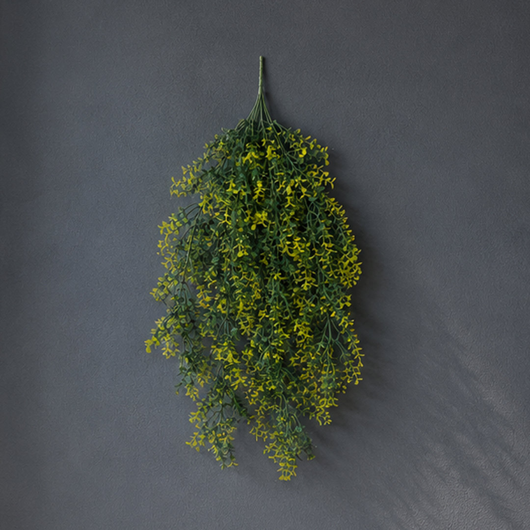 Leaf Unisex Green Hanging Uv & Fire Resistant Artificial Variegated Plant 76Cm In - Image 5