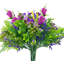 Fleurs artificielles multi-espèces réalistes pour l'extérieur et l'intérieur, 9 tiges-1827531612