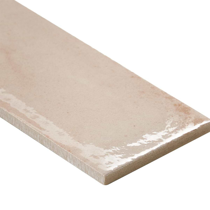 Paint 3x16 Glossy Porcelain Tile, Rosa Pink