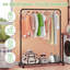 Simple and Trendy Mobile Clothes Rack with Storage Shelves for Effortless Clothing Organization-64818440