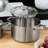 BergHOFF Graphite 5Pc Recycled 18/10 Stainless Steel Cookware Set