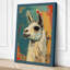 Serene Llama Modern - Wrapped Canvas-386963730-386963815