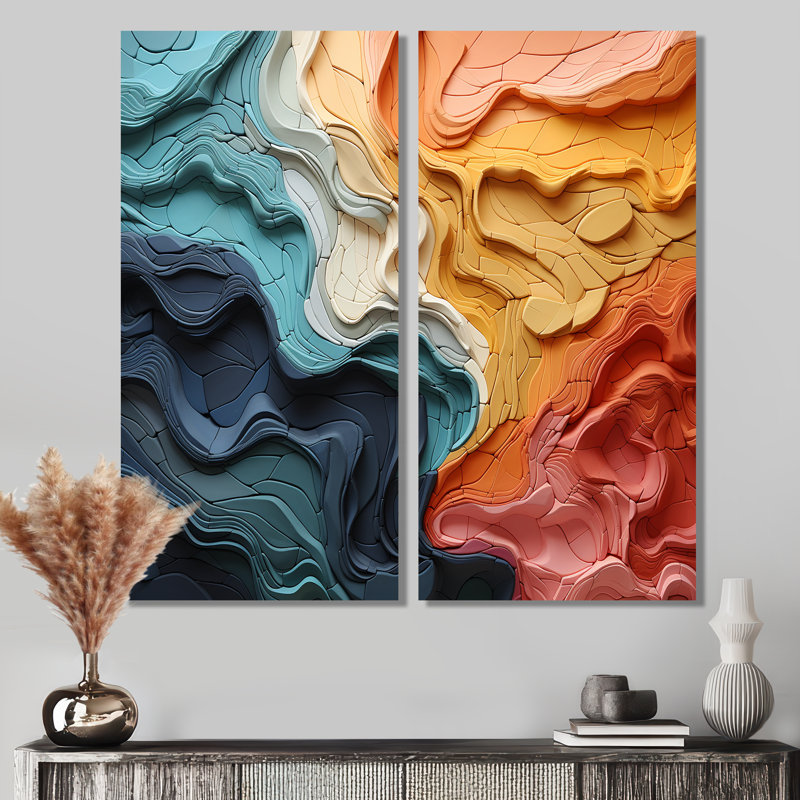 Cimdins Biomorphism Organic Forms IV - Abstract Biomorphism, reproduction d'art sur toile, Wrapped Canvas, Does Not Apply