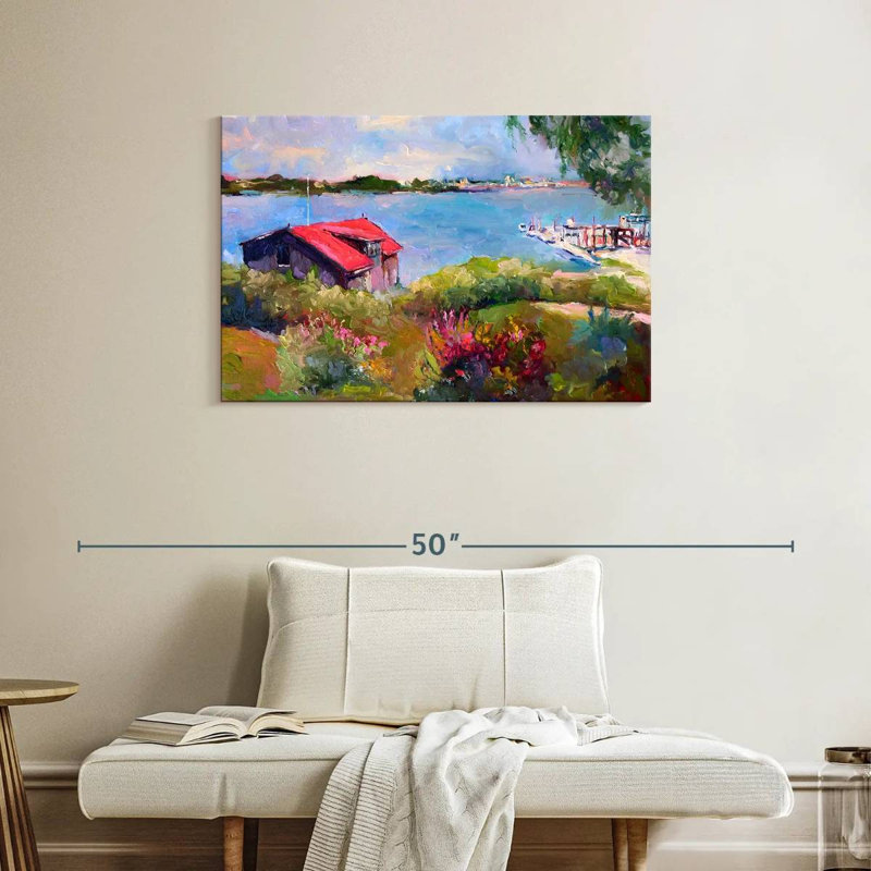 Lilie Reservoir, 24" H x 36" W