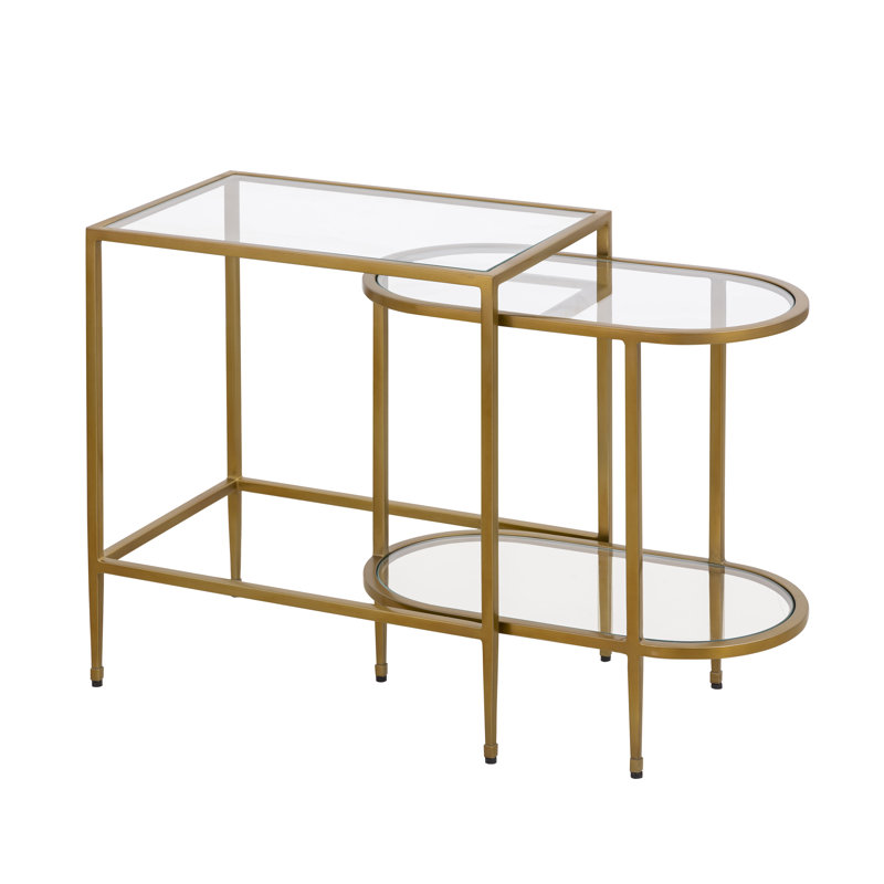 Glass Top Nesting Tables