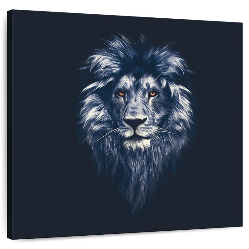 Brampt Bewitching Lion Head, 33" H x 33" W
