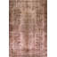 Tapis turc moderne fait à la main 5,5 x 8,3 pi de couleur brune