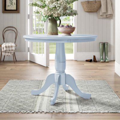 Solid Wood Pedestal Dining Table